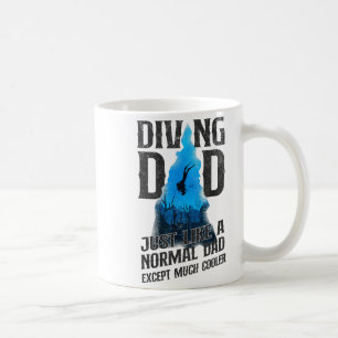 Taucher-Taucher-Vater, genau wie ein normaler Vate Kaffeetasse