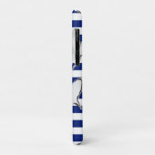 Taucher und Haifische Silhouetten auf Wasserwegen Case-Mate iPhone Hülle (Hinten/Links)