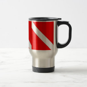 TAUCHER-UNTEN KAFFEETASSE - groß für Reise!