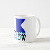 Taucher unter Blau Kaffeetasse (VorderseiteRechts)