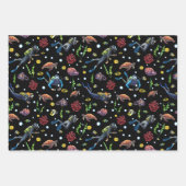 Taucher unter tropischen Fischen aus dem Ozean Geschenkpapier Set (Vorderseite 2)