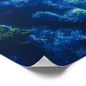 Taucher, Unterwasserwelt Poster (Ecke)