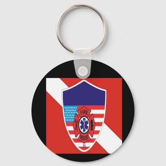 Taucherausrüstungen Schlüsselanhänger (Vorderseite)