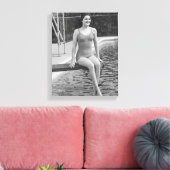 Taucherboard Leinwanddruck (Insitu (Wohnzimmer))