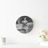 Taucherboard Runde Wanduhr (Zuhause)