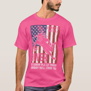 Taucherbrille Amerikanisch Flag immer schön zu ein T-Shirt