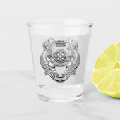 Taucherbrille der ersten Klasse Schnapsglas (Vorderseite)