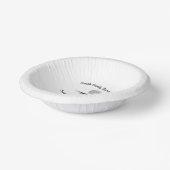 Taucherente bei Vollmond Pappteller (Gewinkelt)