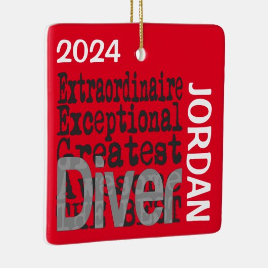 Taucherextraordinaire CUSTOM Keramikornament (Rechts)