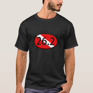 Taucherflagge 26.2 Oval Euro Logo Runner-Diver Mar T-Shirt