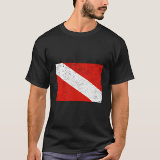 Taucherflagge Scuba-Tauchen T-Shirt
