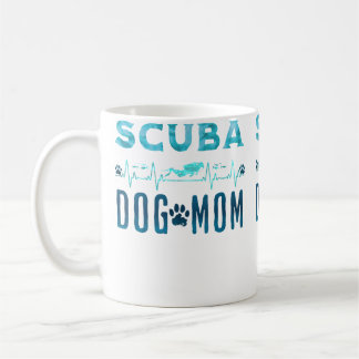 Taucherhund-Mutter-Tauchgang Kaffeetasse