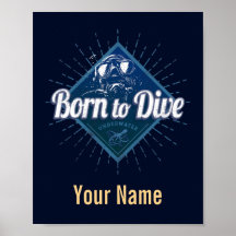 Taucherretro Scuba Diving School Vintag Ocean