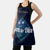 Taucherretro Scuba Diving School Vintag Ocean Schürze (InSitu)