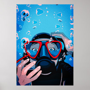 Tauchers Überraschung – Unterwasserabenteuer Poster