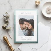 Tauchfarbgrenze Foto Hochzeit Save The Date