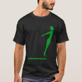 Tauchfigur: Grasgrün T-Shirt (Vorderseite)