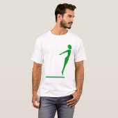 Tauchfigur: Grasgrün T-Shirt (Vorne ganz)