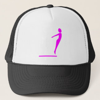 Tauchfigur - Magenta Truckerkappe