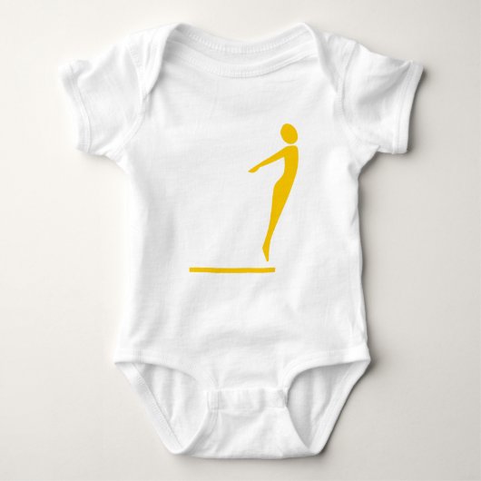 Tauchfigur: orange baby strampler (Vorderseite)