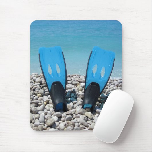 Tauchfinen Mousepad (Mit Mouse)