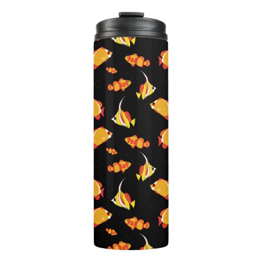 Tauchfischmuster Thermosbecher (Vorderseite)