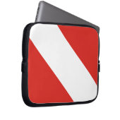 Tauchflagge Laptopschutzhülle (Vorne Rechts)