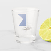 Tauchflagge Schnapsglas (Rückseite)