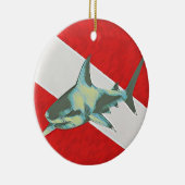 Tauchflaggenhai Keramikornament (Rechts)