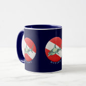 Tauchflaggenhai Tasse (Vorderseite Links)