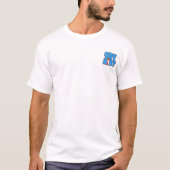 Tauchflasche mit Flagge T-Shirt (Vorderseite)