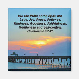 TAUCHGALATIANER 5:22 SONNENMAGNET MAGNET