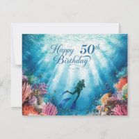 Tauchgang 50. Geburtstag Unterwasser-Geburtstagska