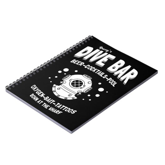 Tauchgang Bar Notizblock (Linke Seite)