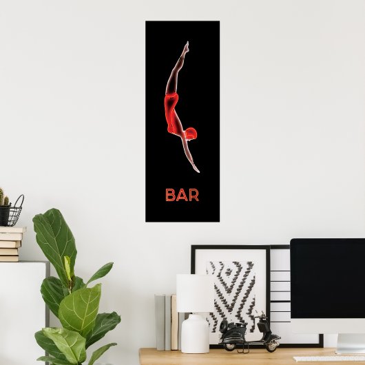 Tauchgang Bar Poster (Heimbüro)
