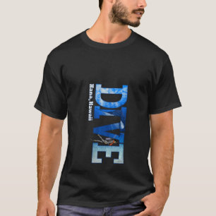 Tauchgang Damen Hana Tauchen Schnorcheln V-Ausschn T-Shirt