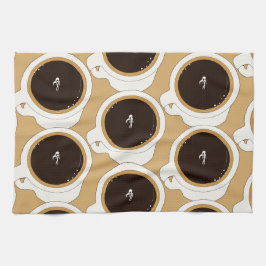 Tauchgang in der Kaffeetasse Geschirrtuch