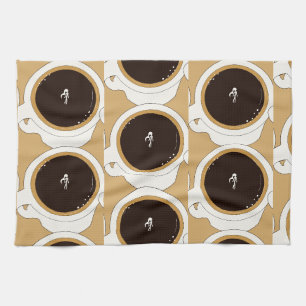 Tauchgang in der Kaffeetasse Geschirrtuch