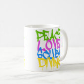 Tauchgang Liebe Tauchen Kaffeetasse (VorderseiteRechts)