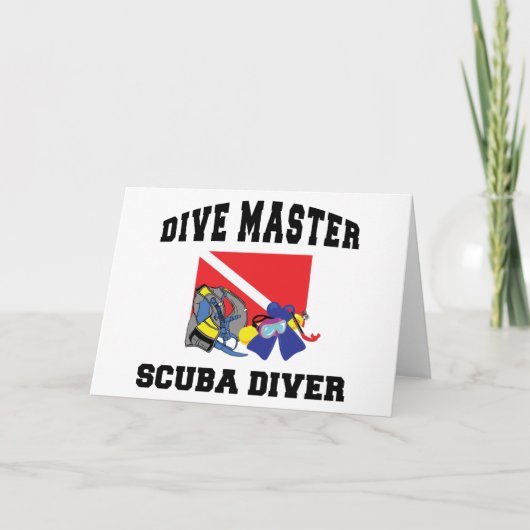 Tauchgang Master SCUBA Diver Karte (Vorderseite)