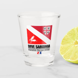 Tauchgang Sardinien (sq) Schnapsglas