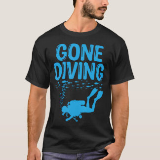 Tauchgang Unterwasser-Taucher Scuba-Taucher T-Shirt