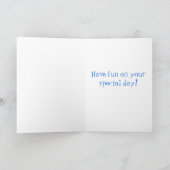 Tauchgans Geburtstag Karte (Innenseite)