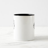 Tauchgoogles in Schwarz Zweifarbige Tasse (Mittel)