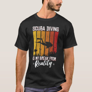 Tauchgrafik Frauen und Männer Taucher 4 T-Shirt