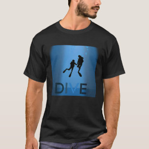 Tauchgrafik-Tauchen T-Shirt