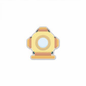 Tauchhelm Aufkleber (Vorderseite)