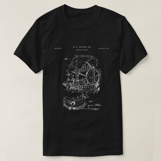 Tauchhelm Patent scuba T-Shirt (Design vorne)