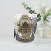 Tauchhelm Postkarte (Stehend Vorderseite)