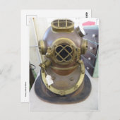 Tauchhelm Postkarte (Vorne/Hinten)